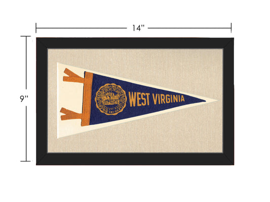 Vintage West Virginia University Pennant
