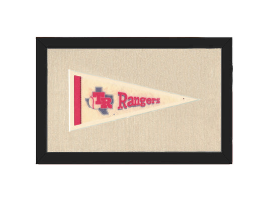 Vintage Texas Rangers Pennant