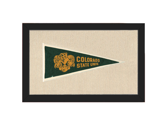 Vintage Colorado State University Pennant