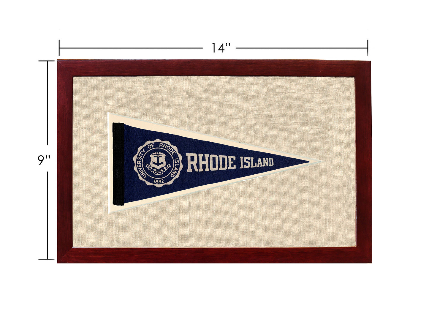 Vintage University of Rhode Island Pennant