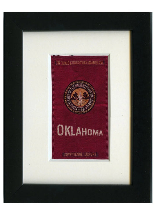 Vintage The University of Oklahoma Tobacco Silk circa 1910