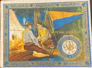 Vintage Penn College Tobacco Card circa 1910