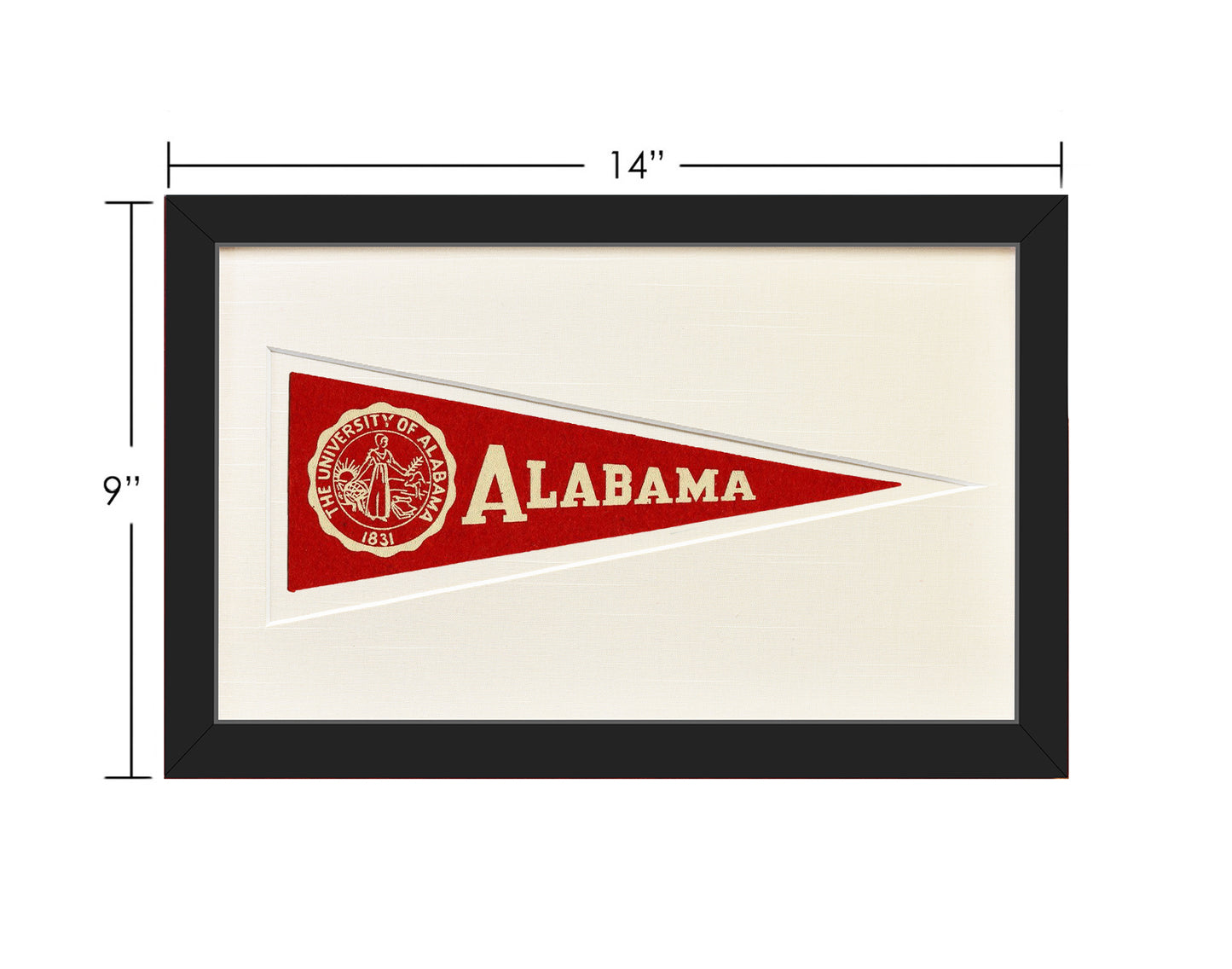 Vintage University of Alabama Hormel Pennant