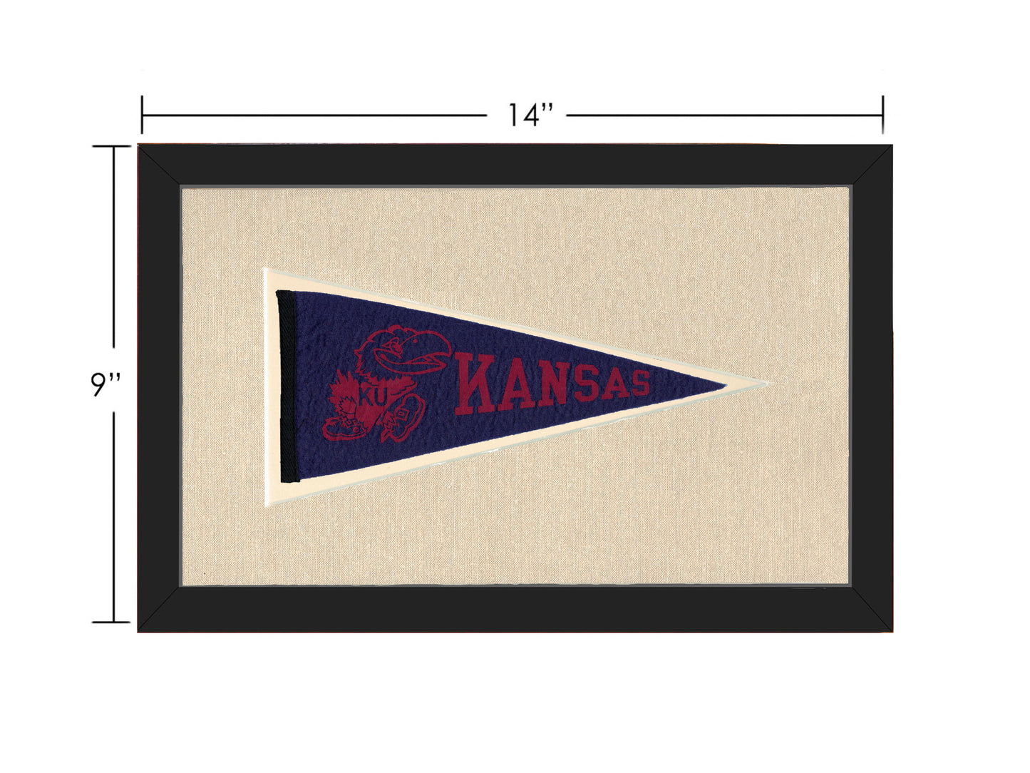 Vintage Kansas Pennant