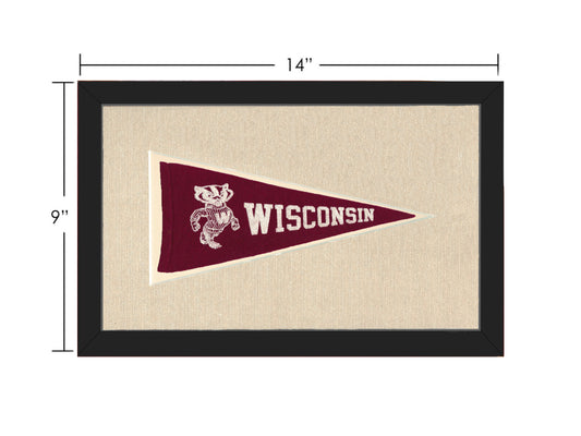 Vintage Wisconsin Pennant