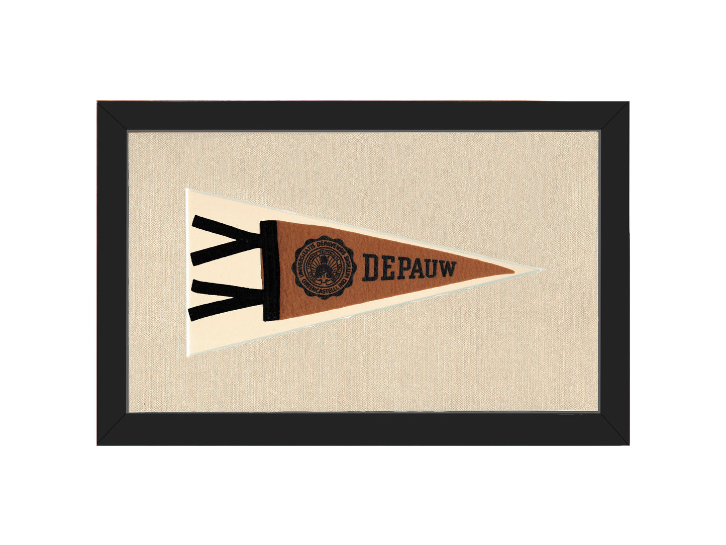 Vintage Depauw University Pennant