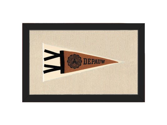 Vintage Depauw University Pennant