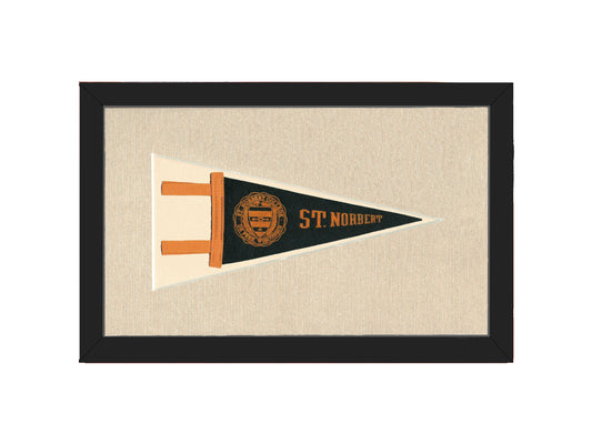 Vintage St Norbert College Pennant