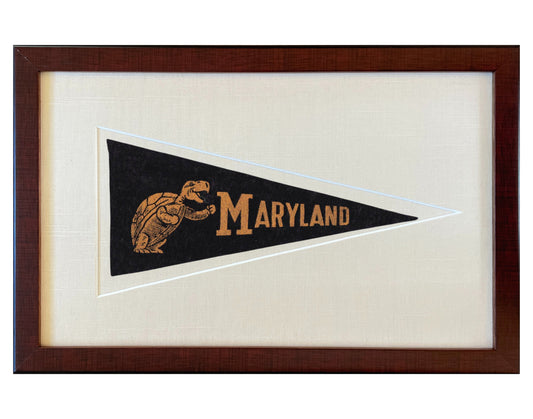 Vintage University of Maryland Pennant