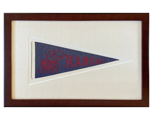Vintage University of Kansas Pennant