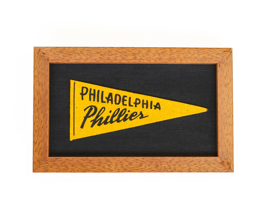 Vintage Philadelphia Phillies Pennant circa 1950