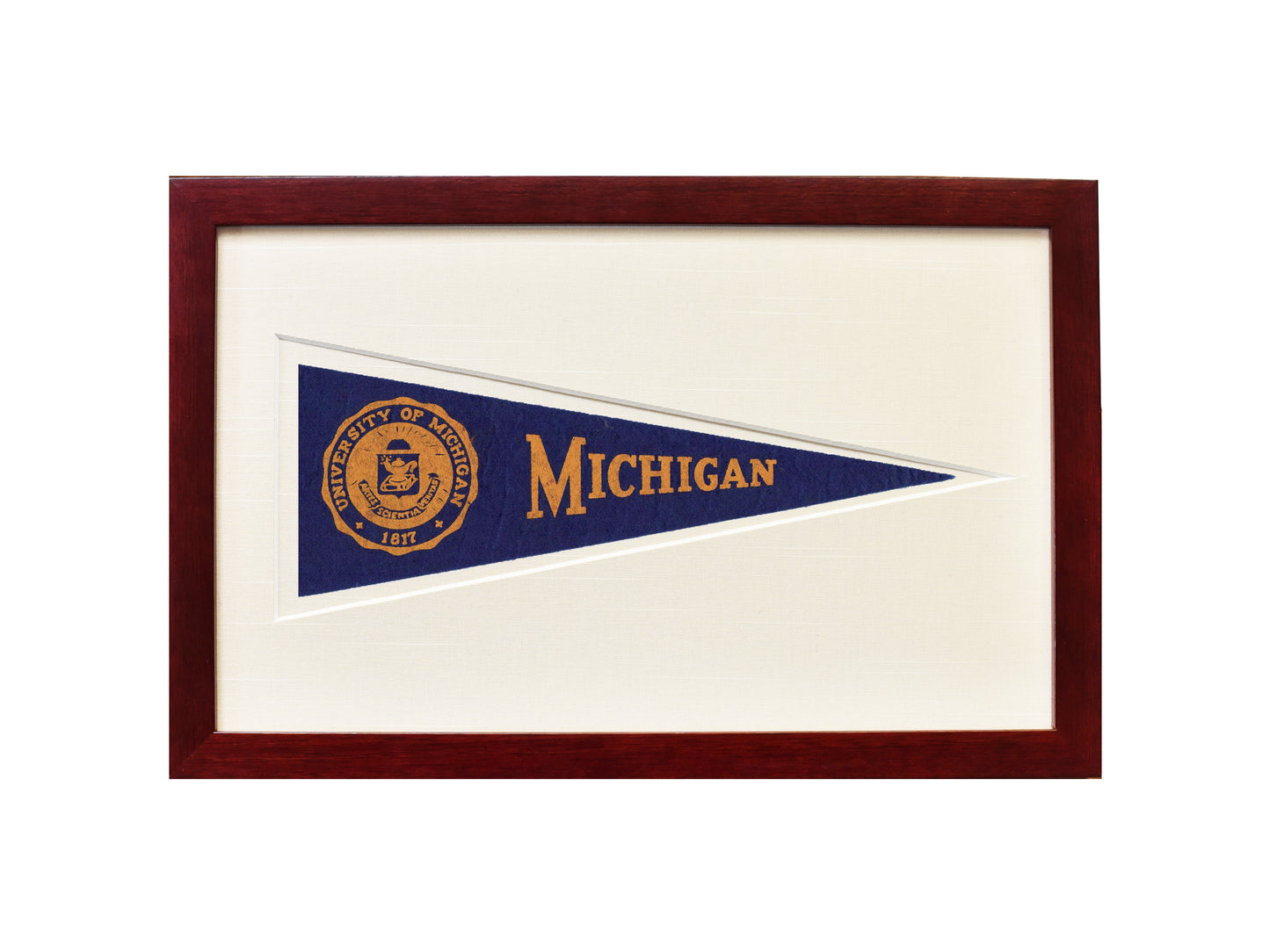 Vintage University of Michigan Hormel Pennant