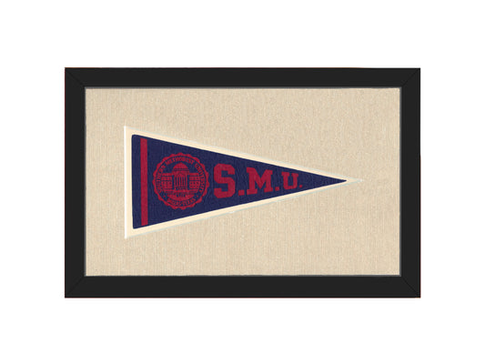 Vintage Southern Methodist University Pennant