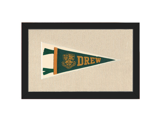Vintage Drew University Pennant