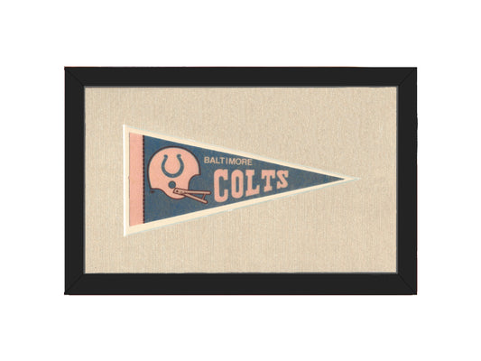 Vintage Baltimore Colts Pennant