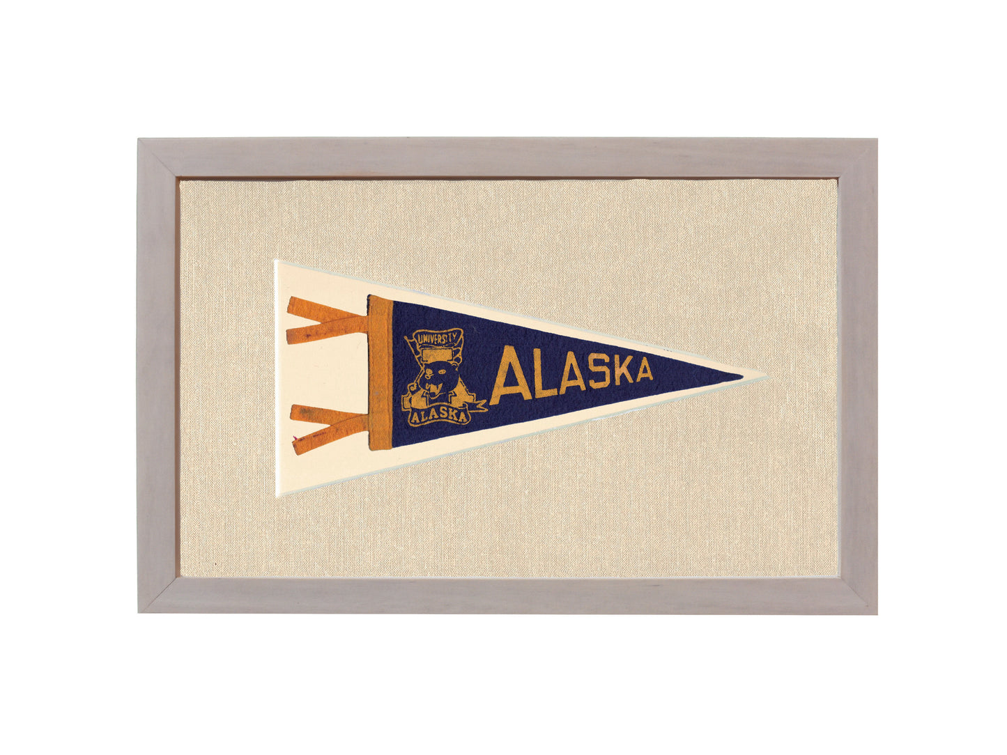 Vintage University of Alaska Pennant