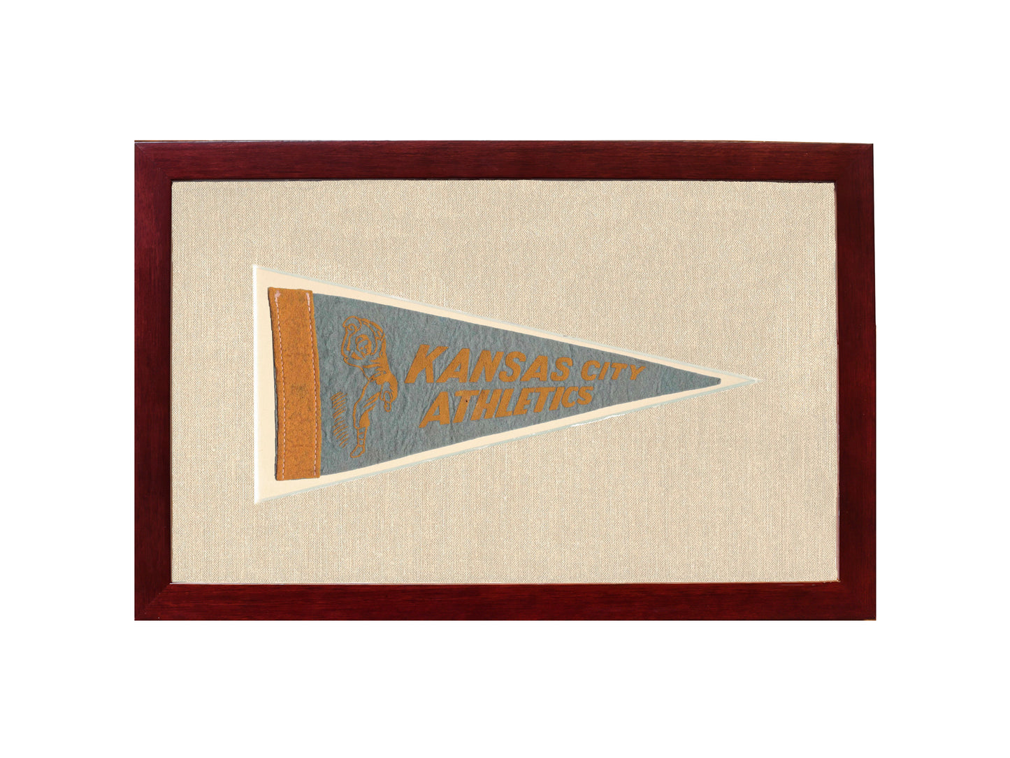 Vintage Kansas City Athletics Pennant