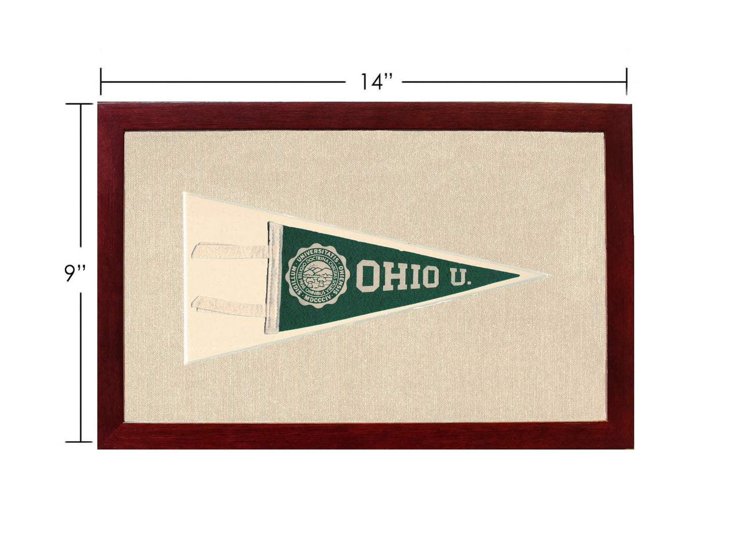 Vintage Ohio University Pennant