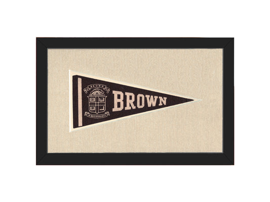 Vintage Brown Pennant