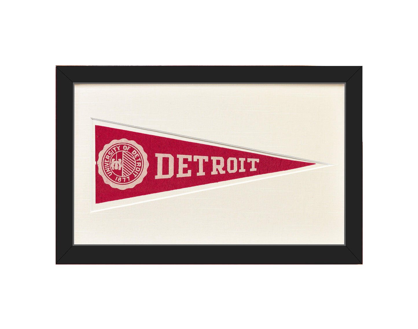 Vintage Detroit University Hormel Pennant