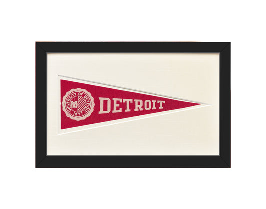 Vintage Detroit University Hormel Pennant