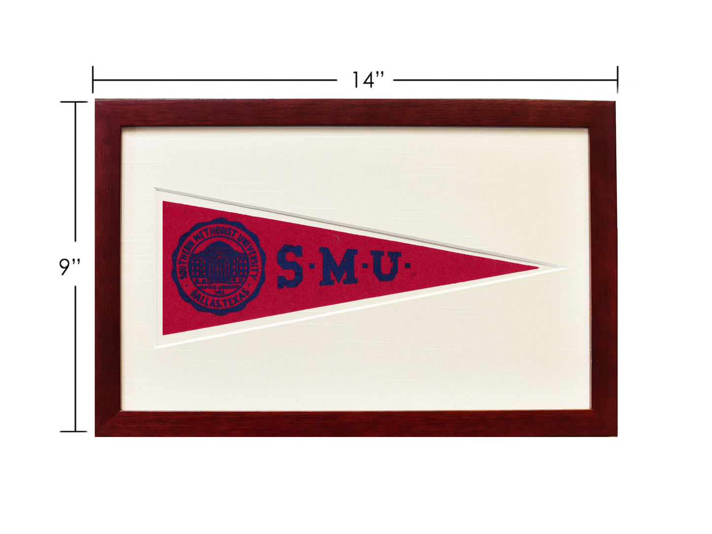 Vintage Southern Methodist University Hormel Pennant