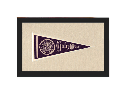 Vintage Holy Cross Pennant