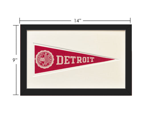 Vintage Detroit University Hormel Pennant