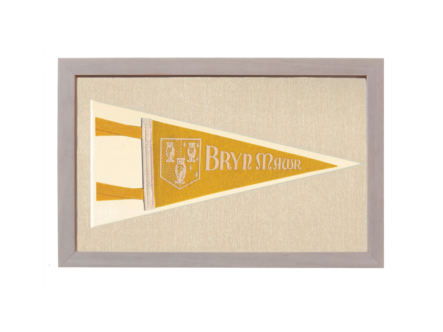 Vintage Bryn Mawr College Pennant