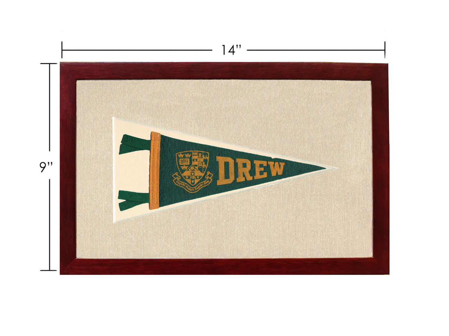 Vintage Drew University Pennant