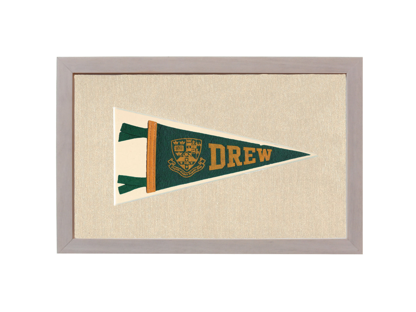 Vintage Drew University Pennant