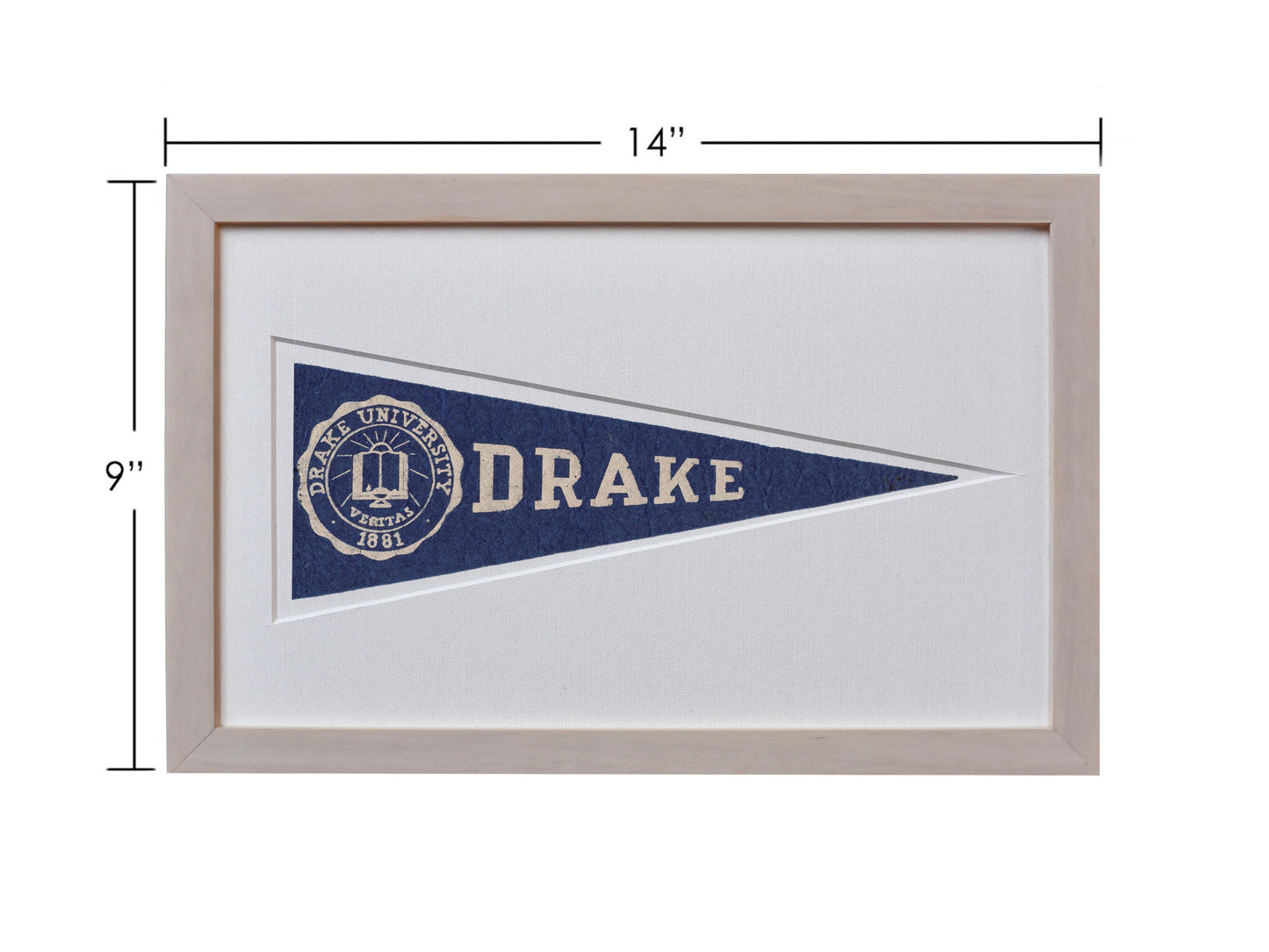 Vintage Drake University Hormel Pennant
