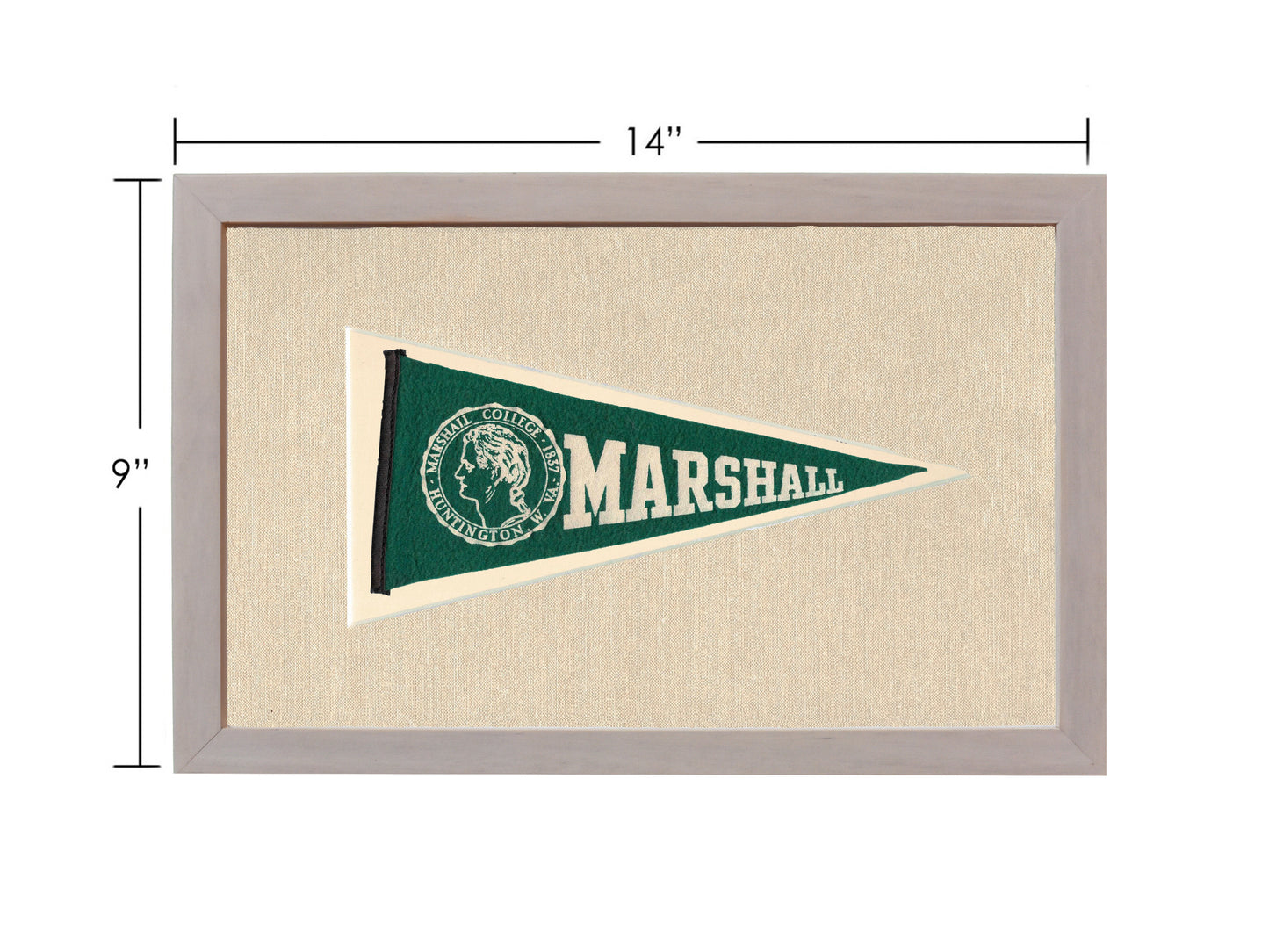 Vintage Marshall College Pennant