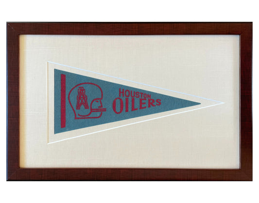 Vintage Houston Oilers (Tennessee Titans) NFL Pennant