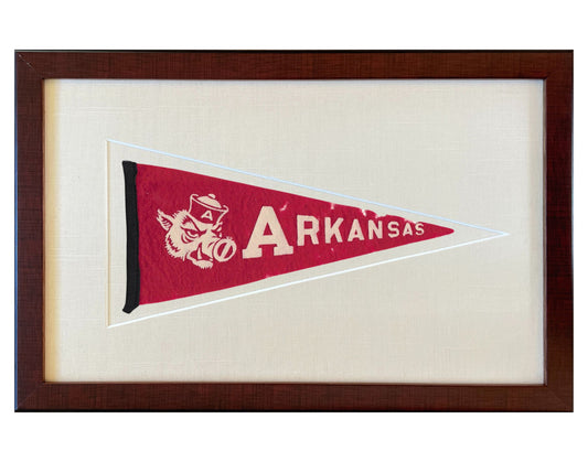 Vintage University of Arkansas Pennant