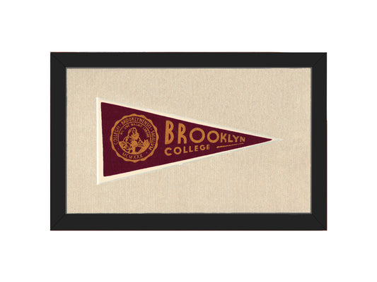 Vintage Brooklyn College Pennant