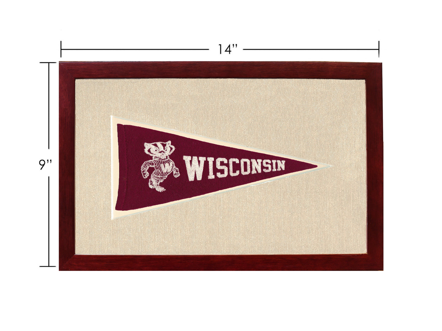 Vintage Wisconsin Pennant