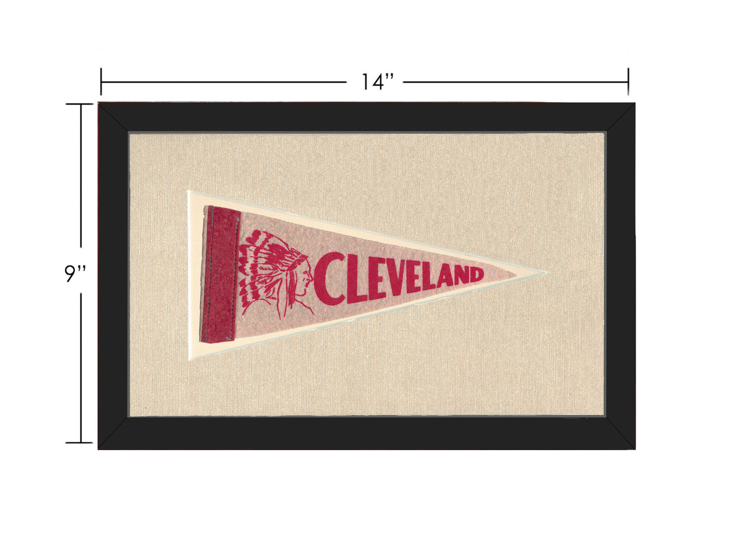 Vintage Cleveland Indians Pennant