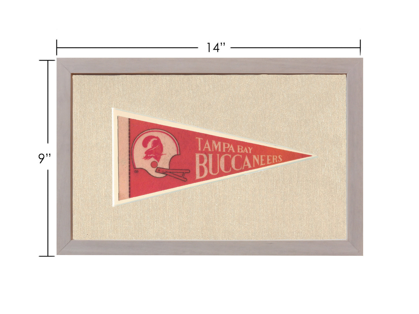 Vintage Tampa Bay Buccaneers Pennant