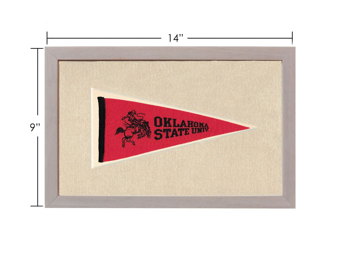 Vintage Oklahoma State University Pennant