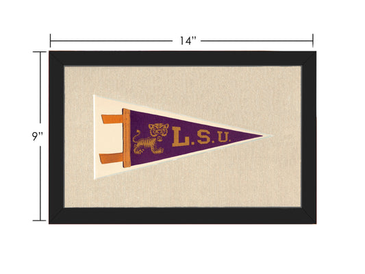 Vintage Louisiana State University Pennant