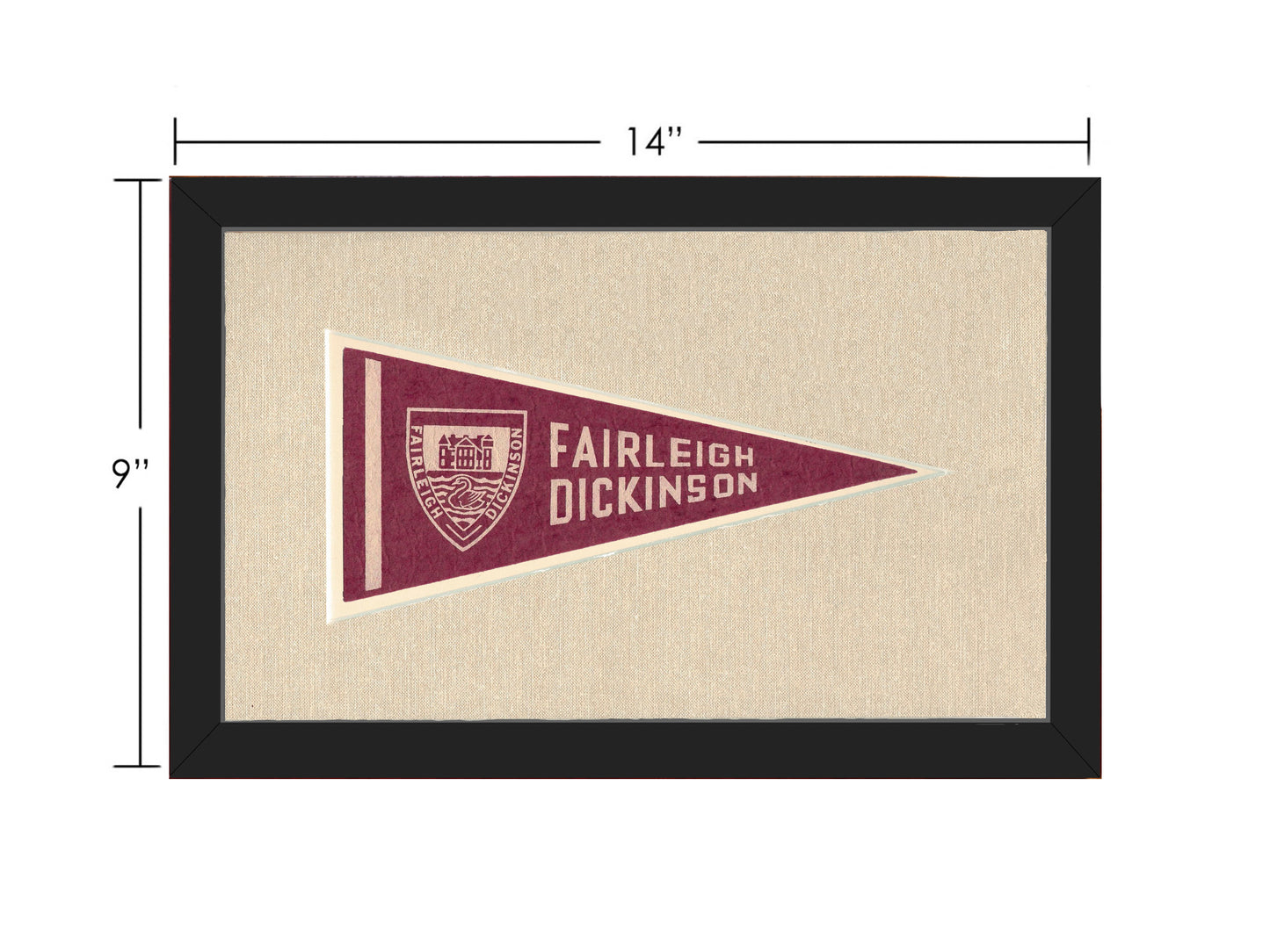 Vintage Fairleigh Dickinson Pennant