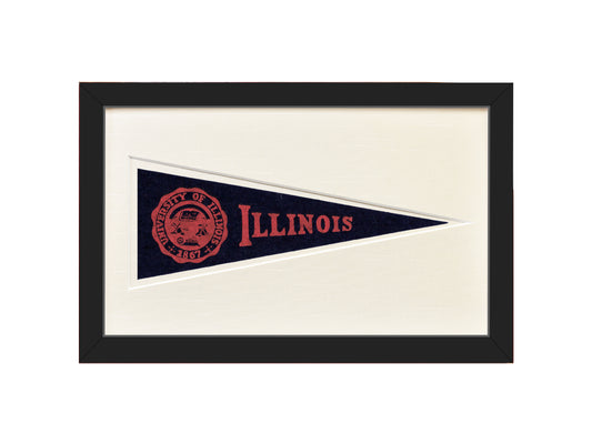 Vintage University of Illinois Hormel Pennant