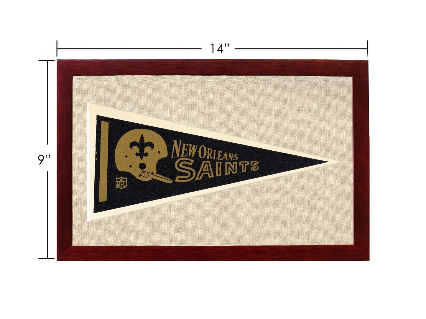 Vintage New Orleans Saints Pennant
