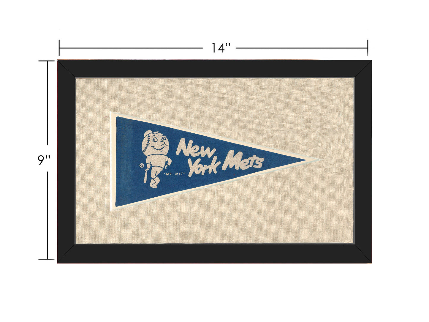 Vintage New York Mets Pennant
