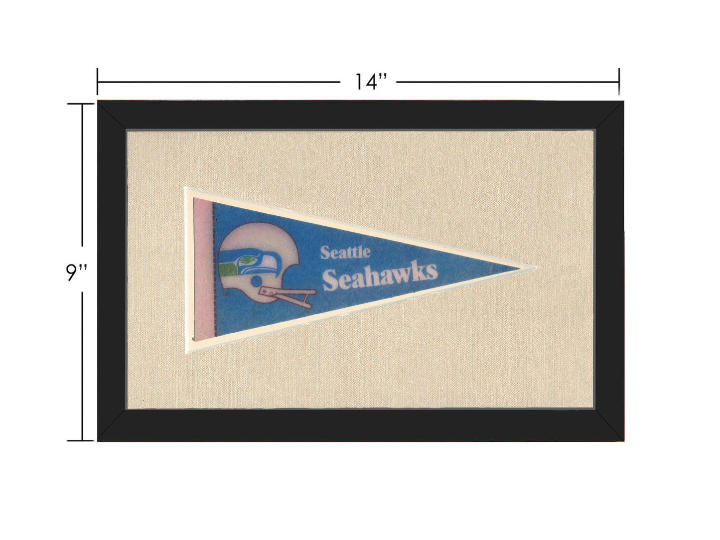 Vintage Seattle Seahawks Pennant