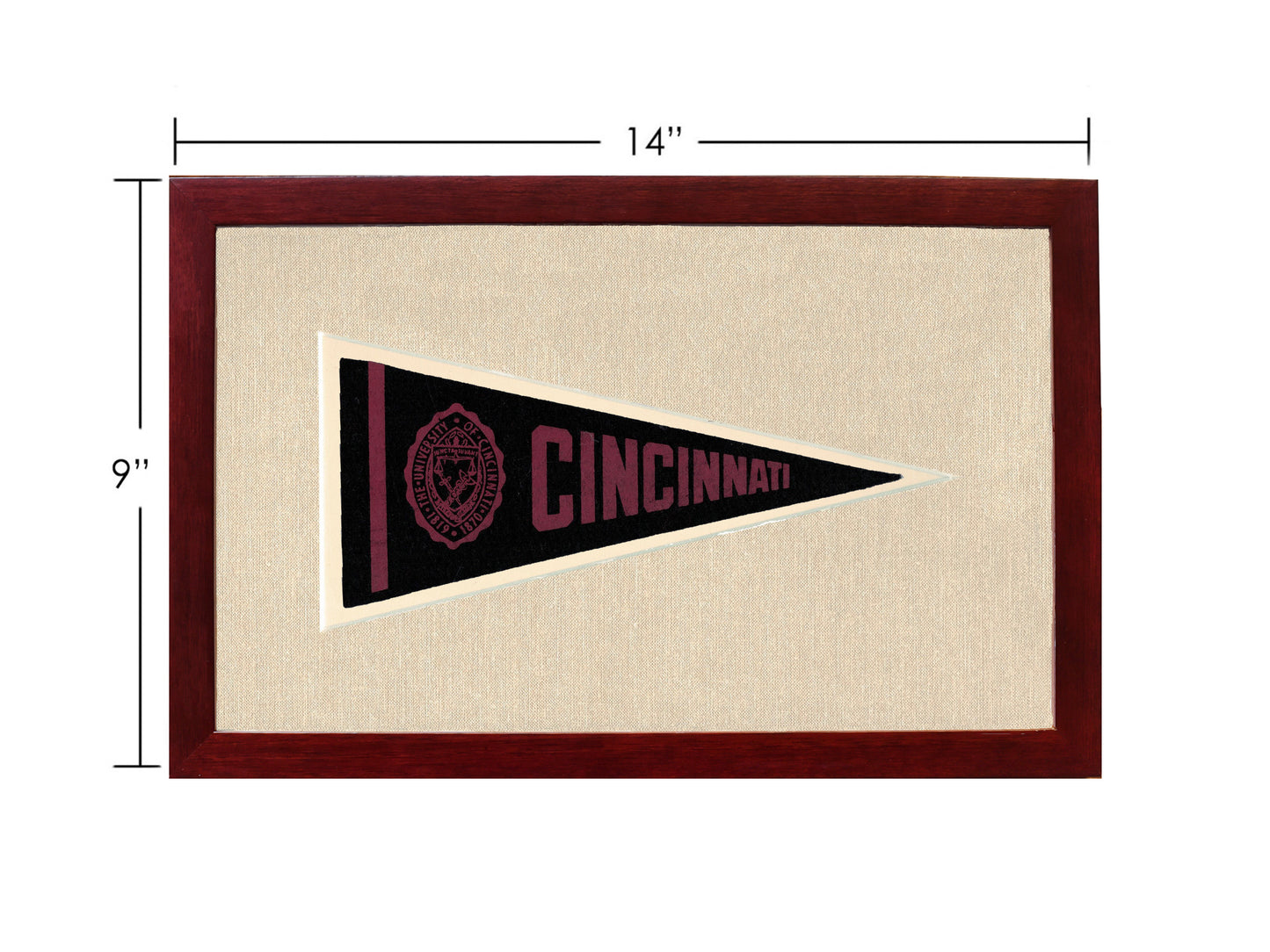 Vintage University of Cincinnati Pennant