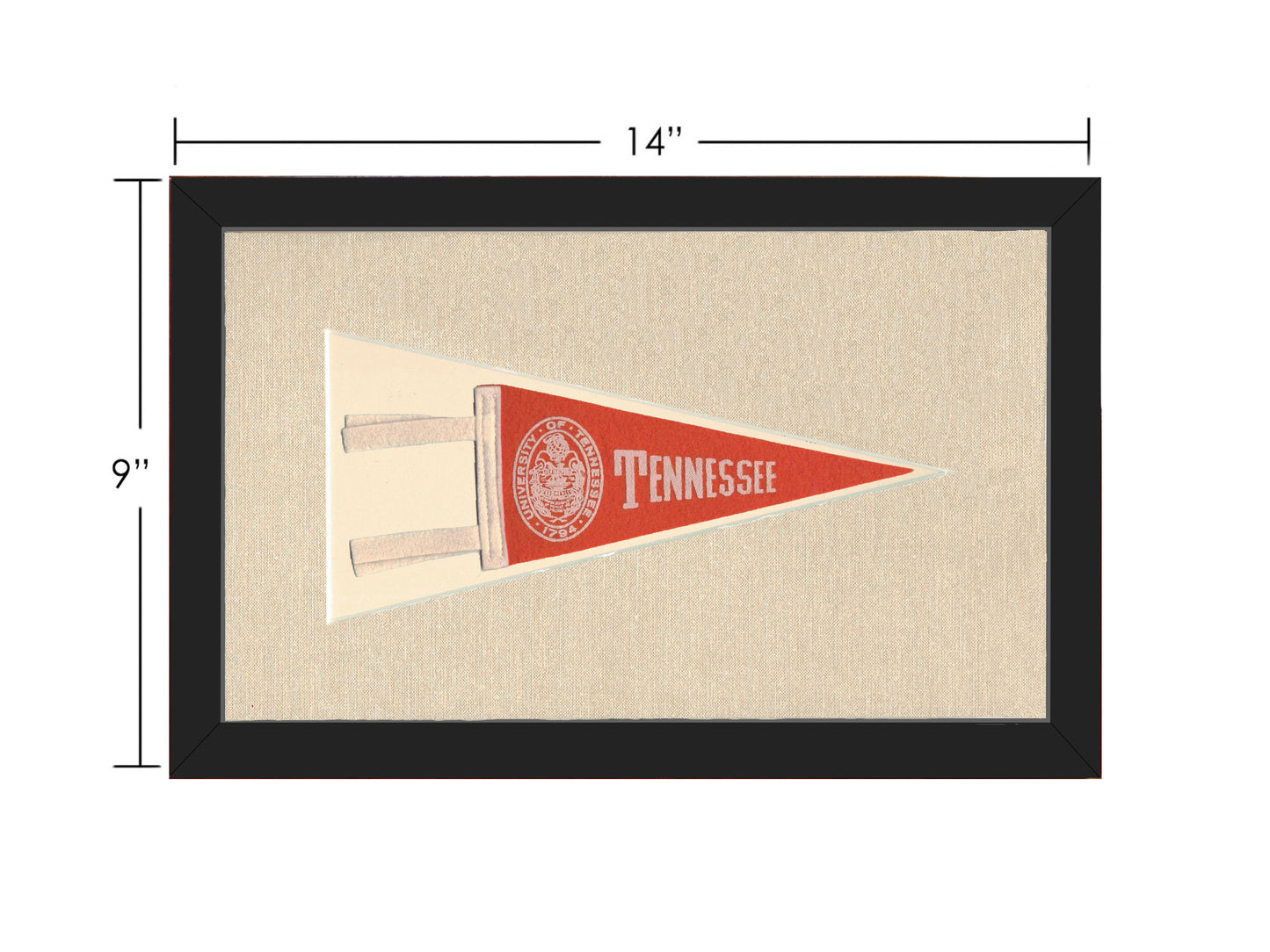 Vintage University of Tennessee Pennant