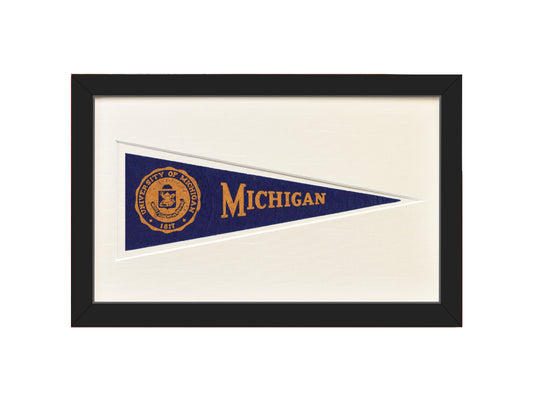 Vintage University of Michigan Hormel Pennant