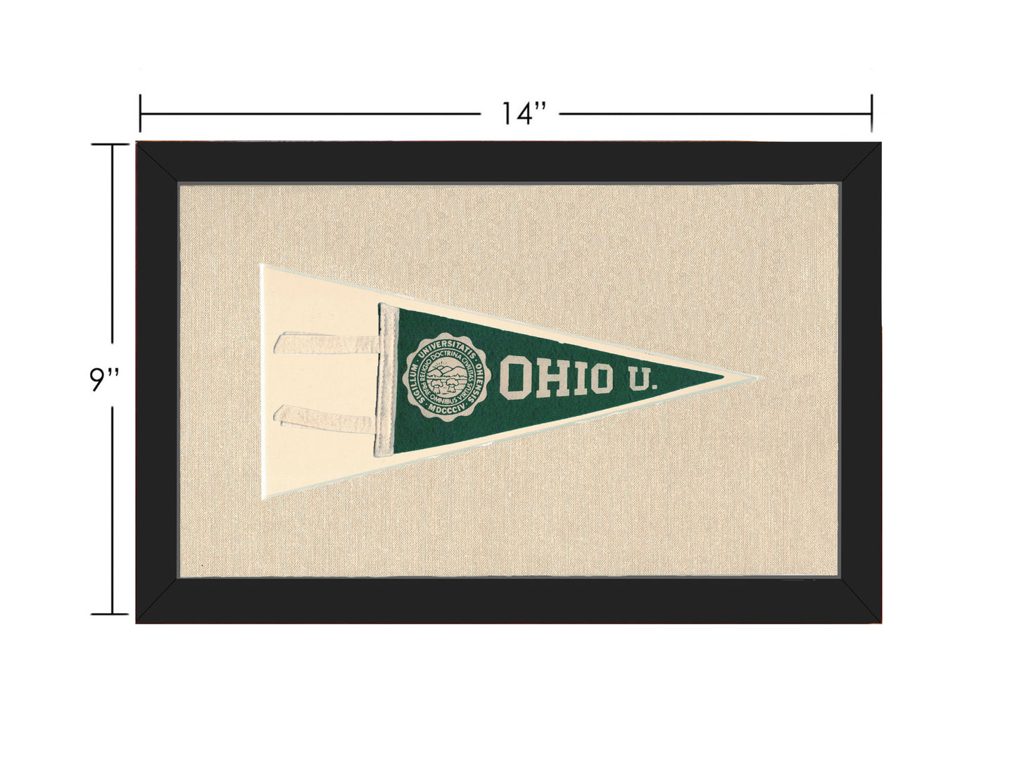 Vintage Ohio University Pennant
